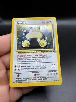NM🐼1999 Jungle Snorlax 11/64 Holo Rare Unlimited English 90 HP - Image 3