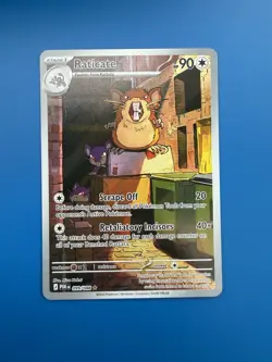 2026 Pokemon Perfect Order Raticate 099/088 Illustration Rare Holo NM - Image 1