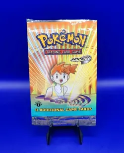 Pokemon Gym Heroes 1st Edition EMPTY Booster Pack Misty Vintage WOTC TCG 1999 - Image 1