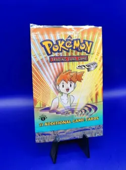 Pokemon Gym Heroes 1st Edition EMPTY Booster Pack Misty Vintage WOTC TCG 1999 - Image 2
