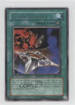 Fuhma Shuriken Unlimited YuGiOh Invasion of Chaos #IOC-031 2004 READ - Image 1
