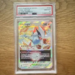 2022 Pokemon TCG Lugia VSTAR 139/195 Silver Tempest Englisch PSA 10 - Image 1