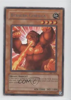 Berserk Gorilla Unlimited YuGiOh Invasion of Chaos #IOC-013 2004 READ - Image 1