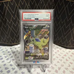 Pokemon Tyranitar V 155/163 Battle Styles Full Art Ultra Rare Holo PSA 9 - Image 1
