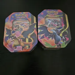 Pokemon Mega Charizard Tins - Set of 2 - Image 1