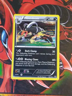 Houndoom - 56/101 - Holo Rare - Plasma Blast Pokemon TCG MP - Image 1