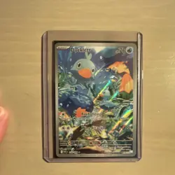 Pokemon TCG Ducklett 109/086 Illustration Rare Holo 70 HP Sv: White Flare - Image 1
