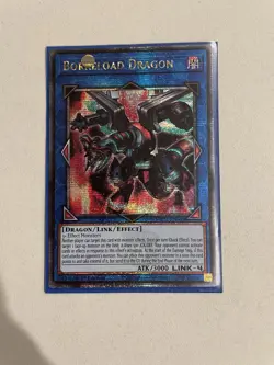 Yugioh Borreload Dragon MP24-EN048 Quarter Century Secret Rare 1st Ed NM - Image 1