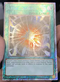 Yugioh Super Polymerization RA03-EN053 Platinum Secret Rare 1st Ed NM w/Tracking - Image 5