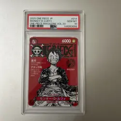 One Piece Monkey D Luffy ST21-014 Magazine Promo Card Japan Exclusive Psa 10 - Image 1