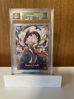 BGS 10! One Piece Monkey D. Luffy P-041 1st Anniversary Tournament Winner Grail - Image 1