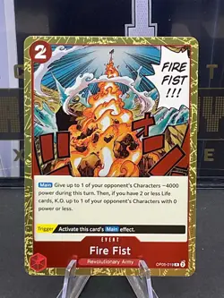 Fire Fist OP05-019 (R) Rare Awakening of the New Era One Piece TCG - Image 1