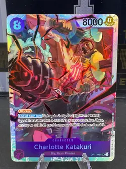 Charlotte Katakuri OP11-067 (SR) Super Rare A Fist of Divine Speed One Piece TCG - Image 1