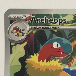 Pokemon Cards Archeops 132/086 White Flare Illustration Rare NM - Image 2
