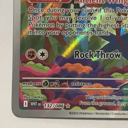 Pokemon Cards Archeops 132/086 White Flare Illustration Rare NM - Image 5