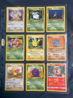 Base Jungle and Fossil Set Vintage 1999 Pokemon Cards Bundle X 39 No Duplicates - Image 3