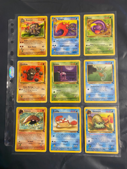 Base Jungle and Fossil Set Vintage 1999 Pokemon Cards Bundle X 39 No Duplicates - Image 5