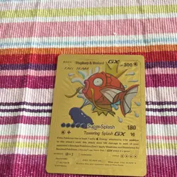 Pokemon Magikarp & Wailord GX Gold Metal TAG TEAM Card 2019 Standard - Image 3