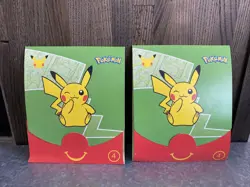 Pokemon Cards 25th Anniversary Set of 2 Two McDonalds 2021 Sealed Promo #4 - Image 1