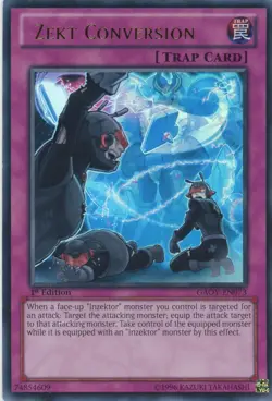 Yugioh Zekt Conversion GAOV-EN073 Ultra Rare 1st LP - Image 1