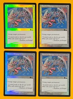 MTG BURST OF ENERGY (Foil) (x4) Urza's Legacy (OldManMTG 012-450) - Image 1