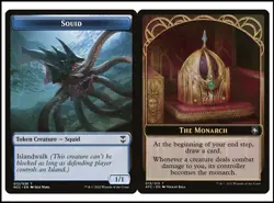MTG - Squid Monarch Double-Sided Token - Streets of New Capenna Commander - Image 1