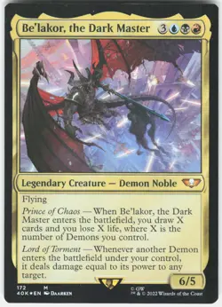 Be'lakor, the Dark Master M Universes Beyond: Warhammer 40,000 172 NM Foil - Image 1