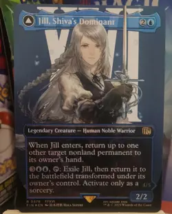 MTG Jill, Shiva's Dominant (Borderless) Regular #378 MTG: Final Fantasy new - Image 1