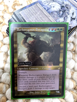 [MTG] Borborygmos Enraged - Ravnica Remastered - SERIALIZED #009/500 - Image 1