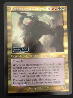 [MTG] Borborygmos Enraged - Ravnica Remastered - SERIALIZED #009/500 - Image 2