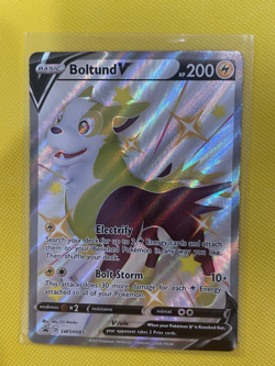 💥 Boltund V SWSH085 - Black Star Promo - Ultra Rare Holo Pokemon 2021 - Image 1