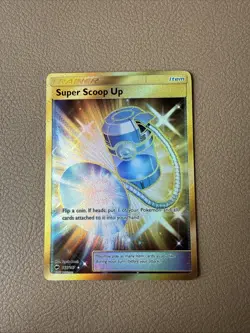Super Scoop Up 166/147 Burning Shadows Gold Secret Rare Pokemon TCG - Image 1