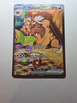 Arven's Mabosstiff ex 235/182 Pokemon TCG Destined Rivals SIR NM - Image 1