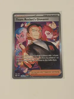 Pokemon Team Rocket's Giovanni 238/182 Sv10 Destined Rivals Holo SIR English - Image 1