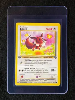 Eevee 1st edition 51/64 Jungle Set | Near Mint (NM) - vintage Pokemon card TCG - Image 1