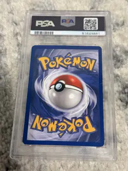 2000 Pokemon TCG Meowth 62/82 Team Rocket 1st Edition PSA 8.5 - Image 2