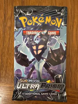 Pokemon Sun & Moon Ultra Prism Booster Pack Sealed Necrozma Art - Image 1