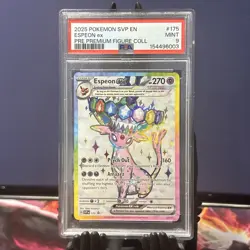 2025 POKEMON SVP EN-SV BLACK STAR PROMO #175 ESPEON EX PSA 9 - Image 1