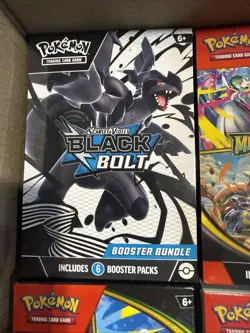 POKEMON TCG BOOSTER BUNDLE X4 LOT BLACK BOLT PRISMATIC Mega Evolution Perfect Or - Image 3