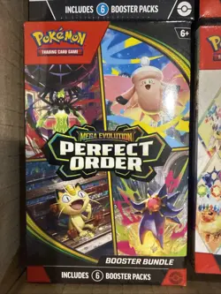 POKEMON TCG BOOSTER BUNDLE X4 LOT BLACK BOLT PRISMATIC Mega Evolution Perfect Or - Image 5
