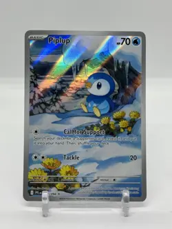 Piplup 098/094 Pokemon Phantasmal Flames Illustration Rare Art MINT CONDITION - Image 1