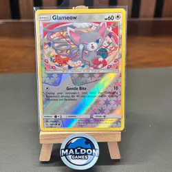 Glameow 108/156 Ultra Prism Common NM 2018 Reverse Holo - Image 1