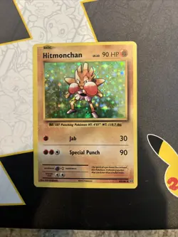 ✨ Pokemon TCG – Hitmonchan – Base Set – 1999 – Holo Rare - Image 1
