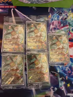 Pokemon TCG Eevee 173 Black Star Promo Sealed SVP Prismatic Evolutions LOT OF 5 - Image 1