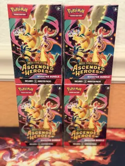 Pokemon TCG Ascended Heroes Booster Bundle Lot Of 4! Sealed - Image 1