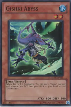 Yugioh Gishki Abyss HA05-EN031 Super Rare LP - Image 1