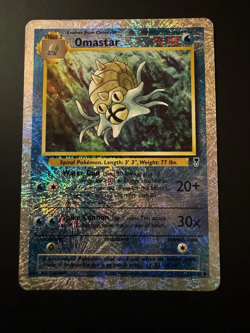 POKEMON LEGENDARY COLLECTION REVERSE HOLO OMASTAR 58/110 - Image 1