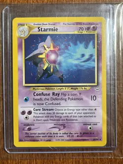 [NM] 2000 Pokemon Neo Revelation Starmie Unlimited #25/64 Rare - Image 1