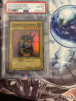Yugioh Metal Raiders: GARNECIA ELEFANTIS 1st Edition MRD-125 (GEM MINT) PSA 10 - Image 5