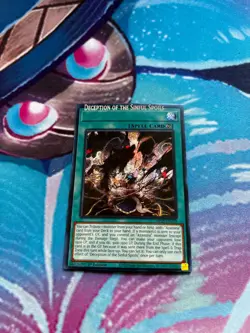 Yugioh Deception of the Sinful Spoils MP25-EN113 Name Shift Misprint Error - Image 1